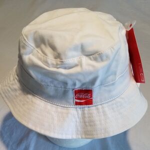 Coca-Cola Red and White Bucket Hat